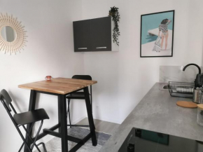 Studio cosy et rénové à 2 pas gare Reims Centre - Trains